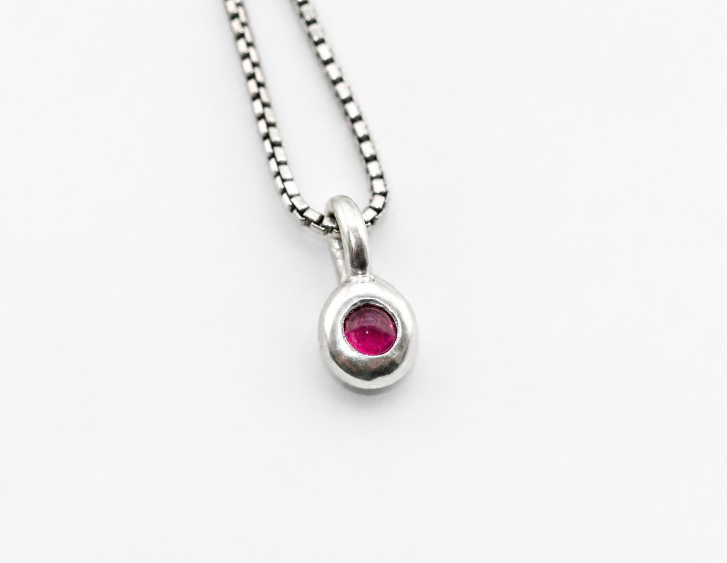 Ruby Pebble Pendant (Pendant only)